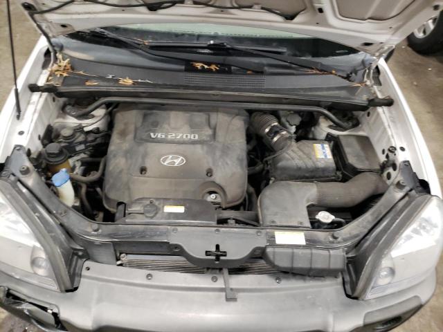 KM8JN12D87U666646 - 2007 HYUNDAI TUCSON SE WHITE photo 12