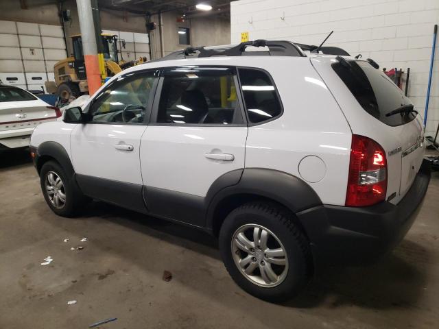 KM8JN12D87U666646 - 2007 HYUNDAI TUCSON SE WHITE photo 2