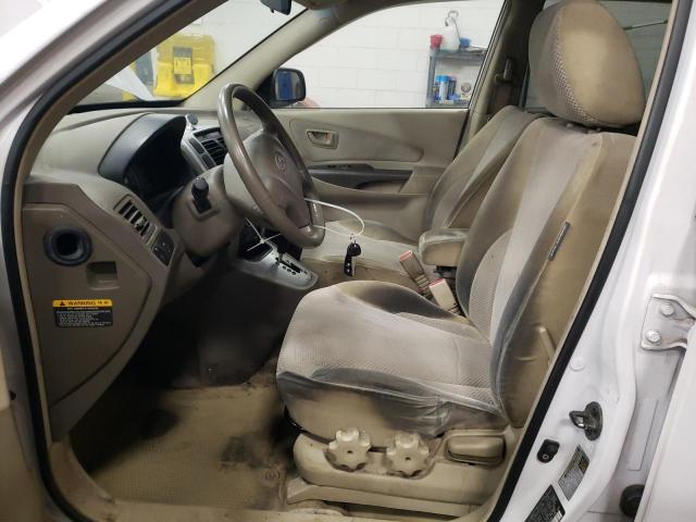 KM8JN12D87U666646 - 2007 HYUNDAI TUCSON SE WHITE photo 7