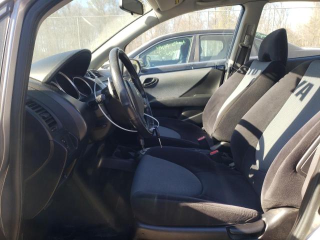 JHMGD38687S028672 - 2007 HONDA FIT S ვერცხლისფერი ფოტო 7