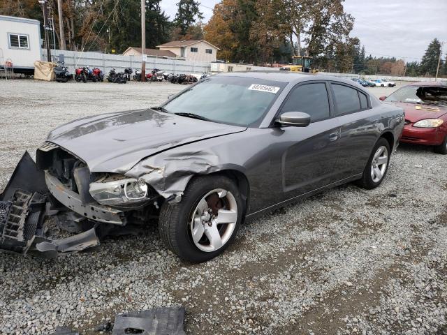 2C3CDXAT4CH172409 - 2012 DODGE CHARGER PO GRAY photo 1