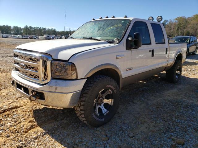 1FTSW21P45EA86096 - 2005 FORD F250 SUPER WHITE photo 1