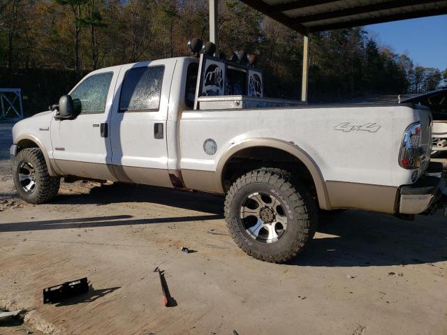 1FTSW21P45EA86096 - 2005 FORD F250 SUPER WHITE photo 2