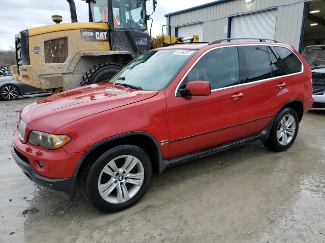 5UXFB53585LV10366 - 2005 BMW X5 4.4I RED photo 1