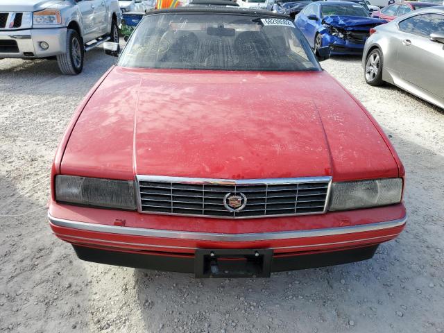 1G6VS3385NU125436 - 1992 CADILLAC ALLANTE RED photo 5