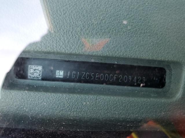 1G1ZC5E00CF209429 - 2012 CHEVROLET MALIBU 1LT 黑色 照片 12