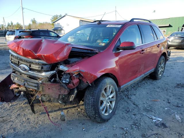 2FMDK4KC3BBB28367 - 2011 FORD EDGE LIMIT RED photo 1