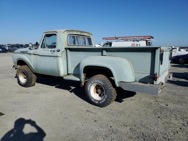 F11CR221580 - 1962 FORD F-100 GREEN photo 2