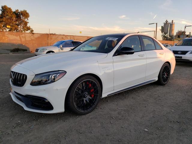 55SWF8HB9LU331421 - 2020 MERCEDES-BENZ C 63 AMG-S WHITE photo 1