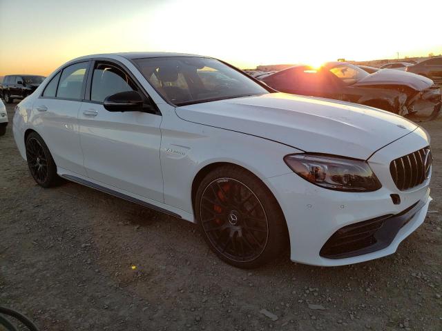 55SWF8HB9LU331421 - 2020 MERCEDES-BENZ C 63 AMG-S WHITE photo 4