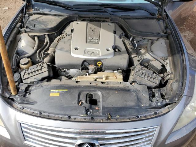 JNKCV64E19M603423 - 2009 INFINITI G37 BASE GRAY photo 11