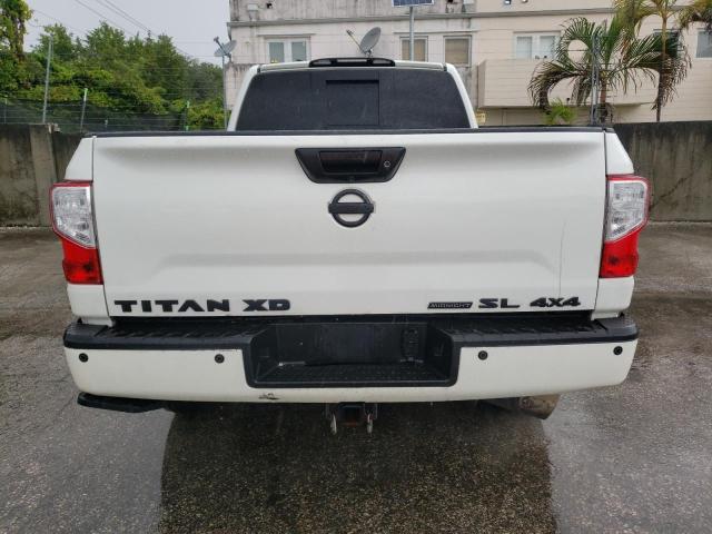 1N6BA1F42KN520693 - 2019 NISSAN TITAN XD S WHITE photo 6