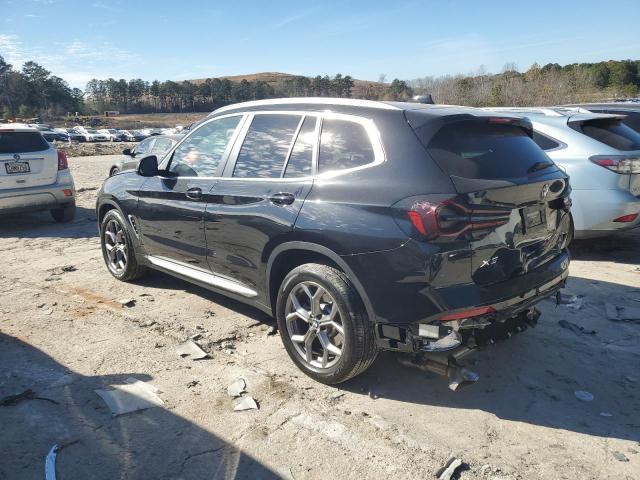 5UX53DP01N9N23068 - 2022 BMW X3 XDRIVE3 BLACK photo 2