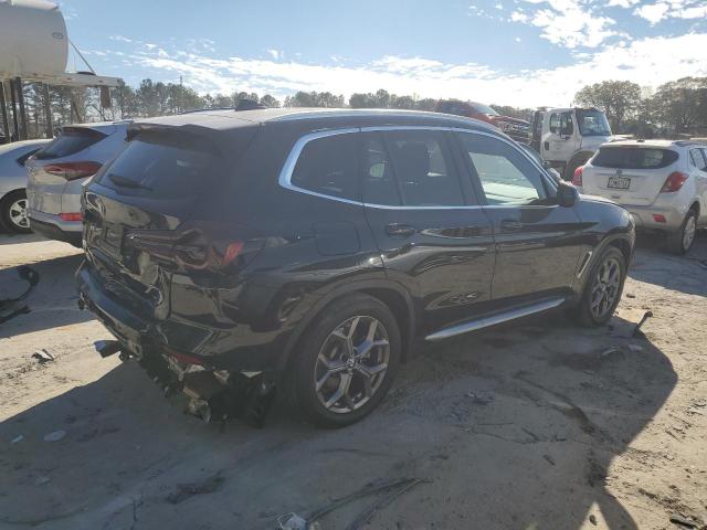 5UX53DP01N9N23068 - 2022 BMW X3 XDRIVE3 BLACK photo 3