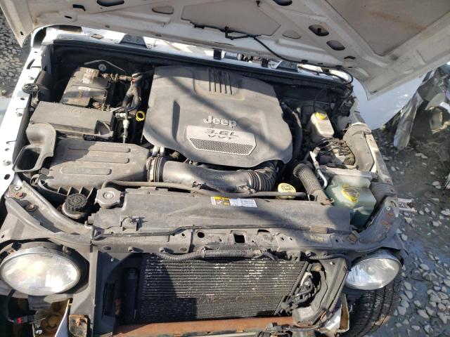 1C4AJWAG8CL277675 - 2012 JEEP WRANGLER S WHITE photo 11