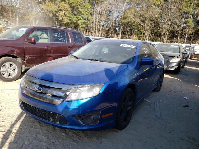 3FAHP0KCXCR180782 - 2012 FORD FUSION SPO BLUE photo 1