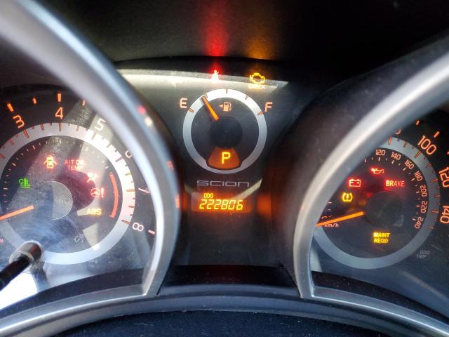 JTKJF5C72B3013738 - 2011 TOYOTA SCION TC Сірий фото 9