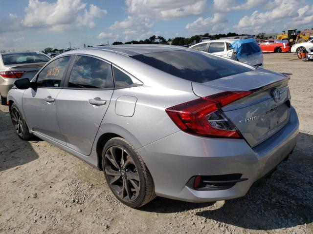 2HGFC2F83KH586168 - 2019 HONDA CIVIC SPOR 银色 照片 2