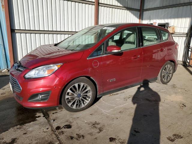 1FADP5FU0HL100751 - 2017 FORD C-MAX TITA RED photo 1