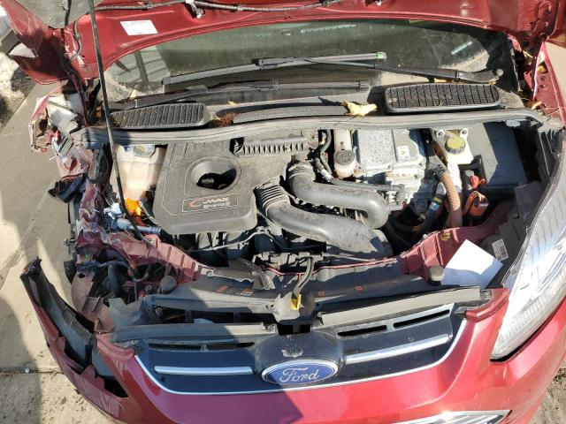 1FADP5FU0HL100751 - 2017 FORD C-MAX TITA RED photo 12