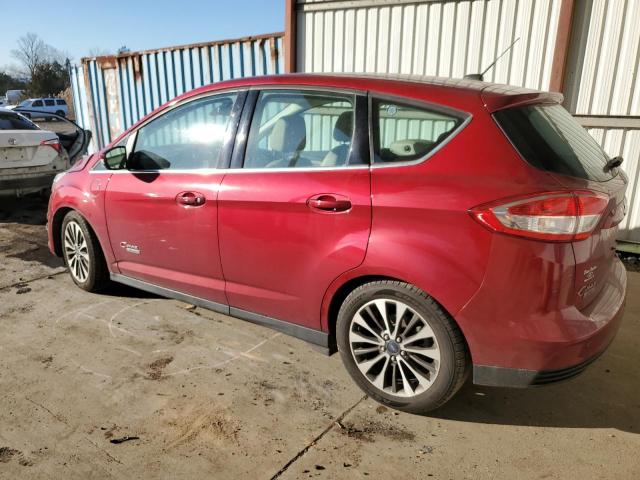 1FADP5FU0HL100751 - 2017 FORD C-MAX TITA RED photo 2