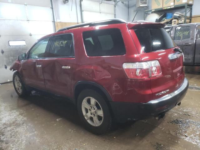 1GKEV13D29J138999 - 2009 GMC ACADIA SLE BURGUNDY photo 2