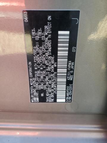 JTLZE4FE7DJ037778 - 2013 TOYOTA SCION XB 灰色 照片 12