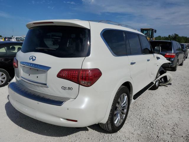 JN8AZ2NEXF9085688 - 2015 INFINITI QX80 WHITE photo 3