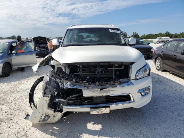 JN8AZ2NEXF9085688 - 2015 INFINITI QX80 WHITE photo 5