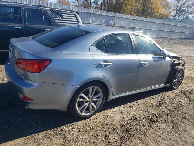 JTHBK262472027450 - 2007 LEXUS IS 250 BLUE photo 3