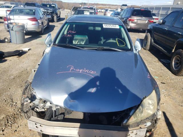 JTHBK262472027450 - 2007 LEXUS IS 250 BLUE photo 5