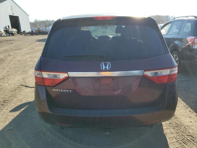 5FNRL5H49CB047066 - 2012 HONDA ODYSSEY EX BURGUNDY photo 6