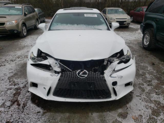 JTHCE1D22E5000929 - 2014 LEXUS IS 350 WHITE photo 5