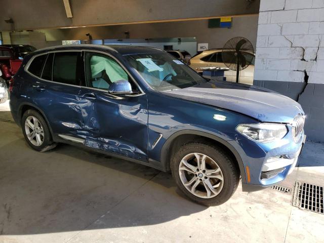 5UXTY5C02M9****** - 2021 BMW X3 XDRIVE3 BLUE photo 4