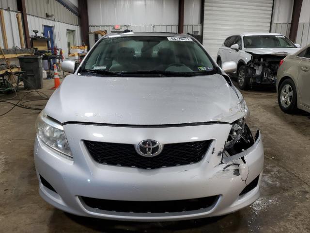 1NXBU4EE9AZ361225 - 2010 TOYOTA COROLLA BA SILVER photo 5