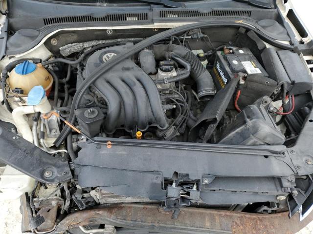 3VW2K7AJ5BM394174 - 2011 VOLKSWAGEN JETTA BASE 白色 照片 11