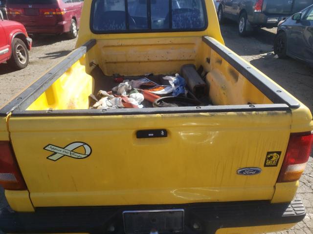 1FTCR10A1SPA06935 - 1995 FORD RANGER YELLOW photo 10