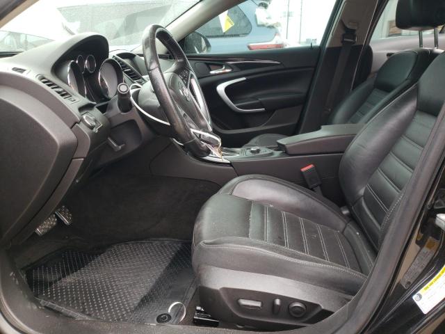 2G4GV5GV1C9173692 - 2012 BUICK REGAL GS BLACK photo 7