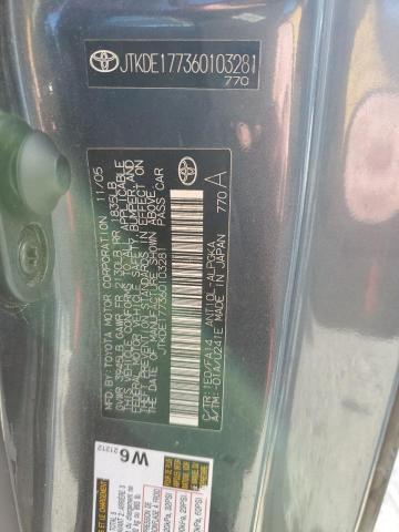 JTKDE177360103281 - 2006 TOYOTA SCION TC فحمي صورة 12