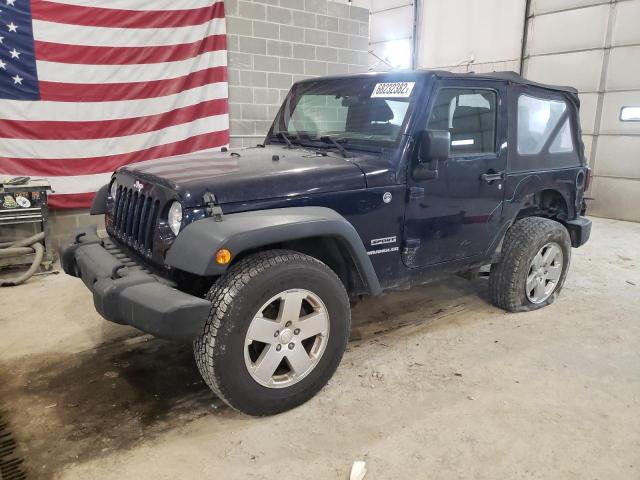 1C4AJWAG0DL554756 - 2013 JEEP WRANGLER S BLUE photo 1