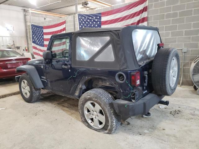 1C4AJWAG0DL554756 - 2013 JEEP WRANGLER S BLUE photo 2