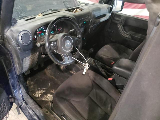 1C4AJWAG0DL554756 - 2013 JEEP WRANGLER S BLUE photo 8