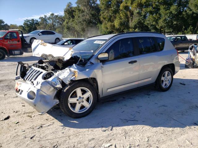 1J8FT47W67D153898 - 2007 JEEP COMPASS SILVER photo 1