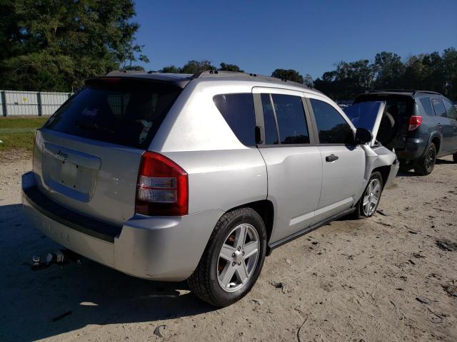 1J8FT47W67D153898 - 2007 JEEP COMPASS SILVER photo 3