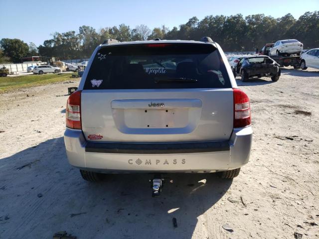 1J8FT47W67D153898 - 2007 JEEP COMPASS SILVER photo 6