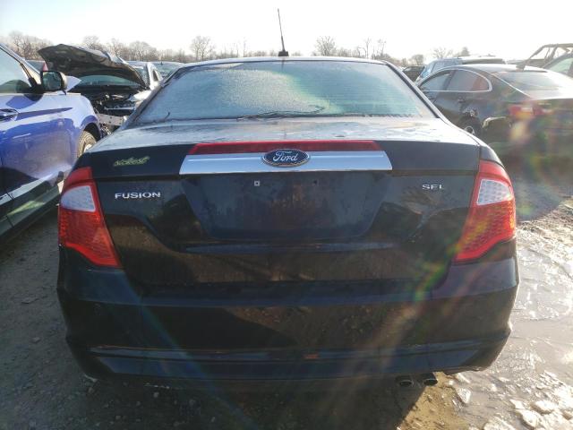 3FAHP0JA6CR150016 - 2012 FORD FUSION BLACK photo 6