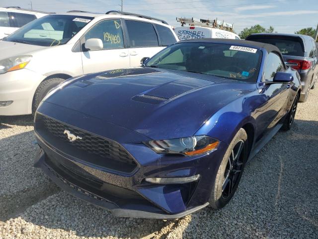 1FATP8UHXK5115532 - 2019 FORD MUSTANG BLUE photo 1