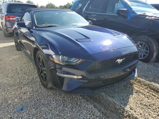 1FATP8UHXK5115532 - 2019 FORD MUSTANG BLUE photo 4