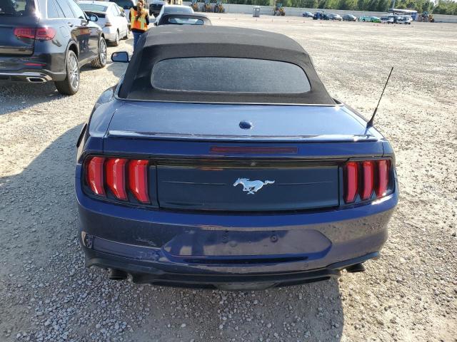 1FATP8UHXK5115532 - 2019 FORD MUSTANG BLUE photo 6