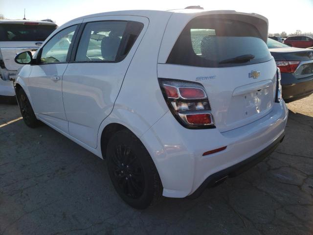 1G1JG6SB5L4114681 - 2020 CHEVROLET SONIC WHITE photo 2